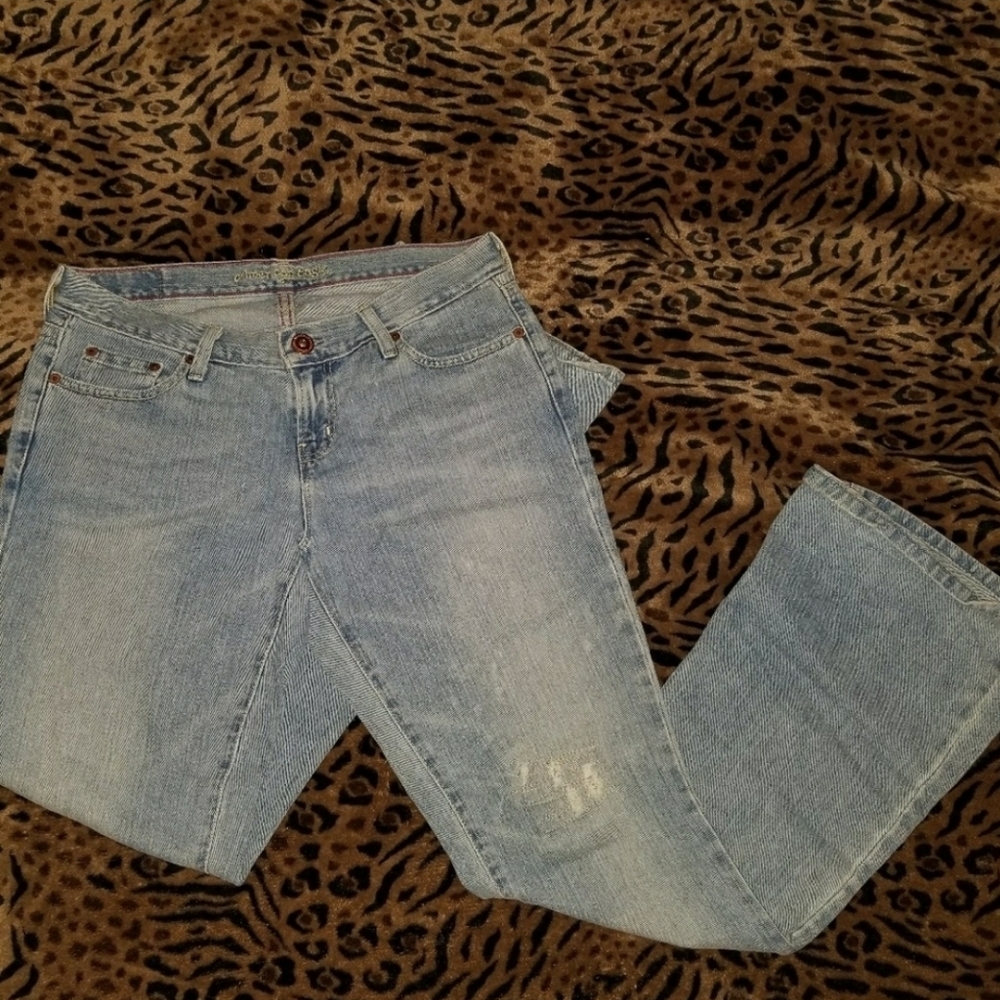 American Eagle boot cut distressed jeans